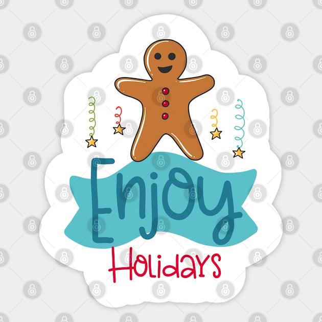 Enjoy Holidays Sticker by JoyFabrika